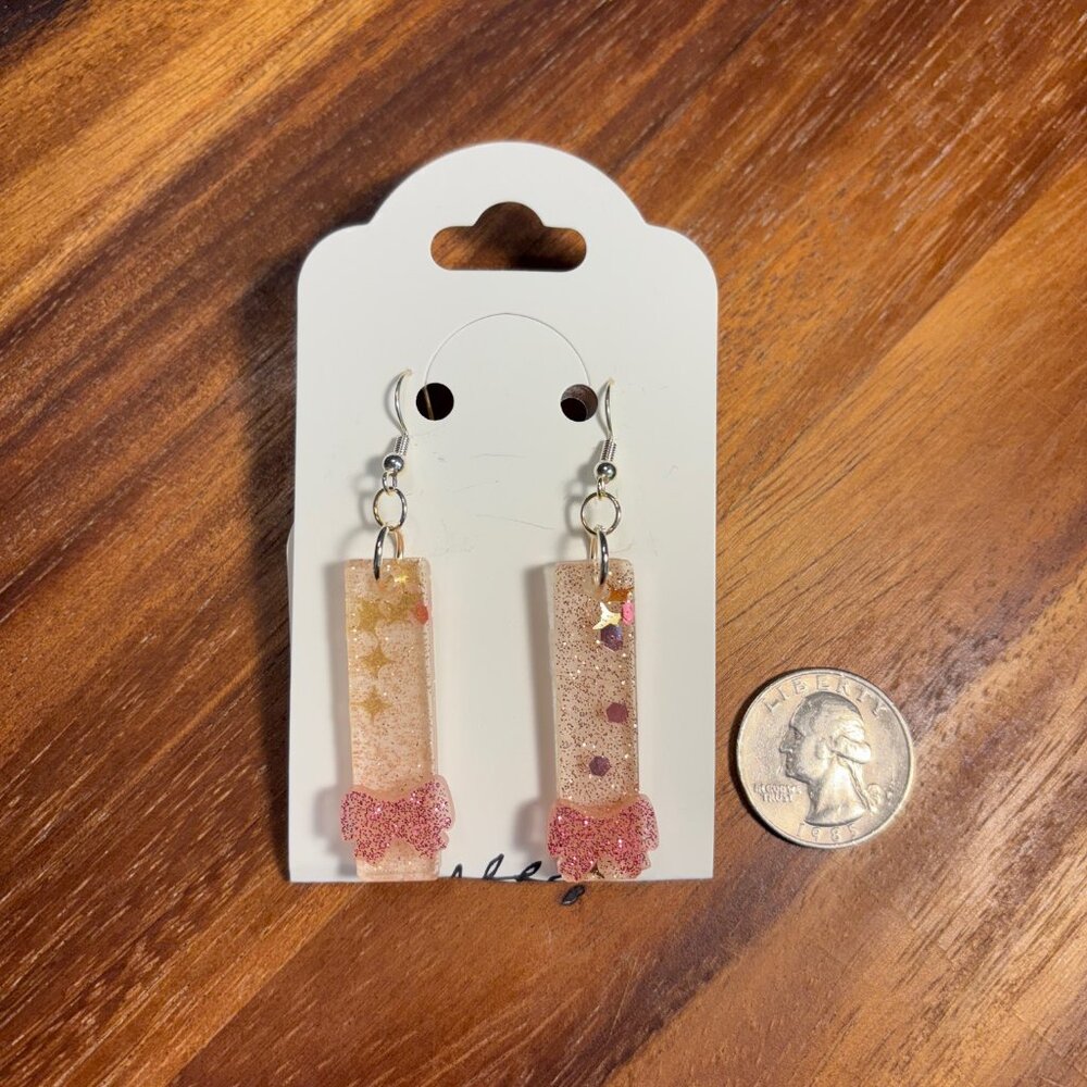 Coquette Glitter Earrings